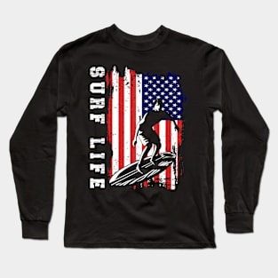 Surfing Life T Shirt For Women Men Long Sleeve T-Shirt